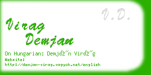 virag demjan business card